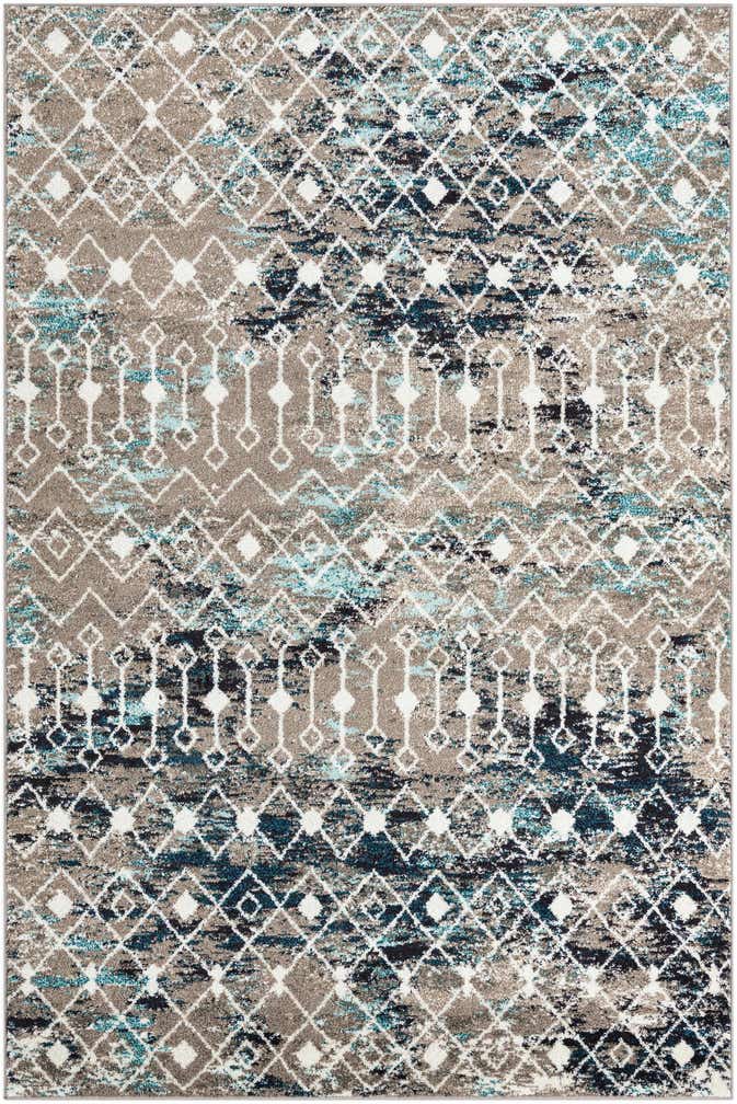 6' x 9' Moroccan Trellis Rug