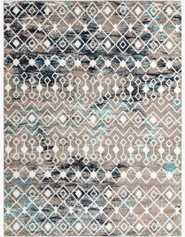 10' x 13' Moroccan Trellis Rug