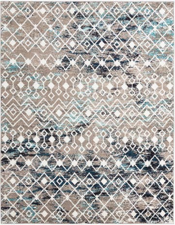 7' 10 x 10' Moroccan Trellis Rug