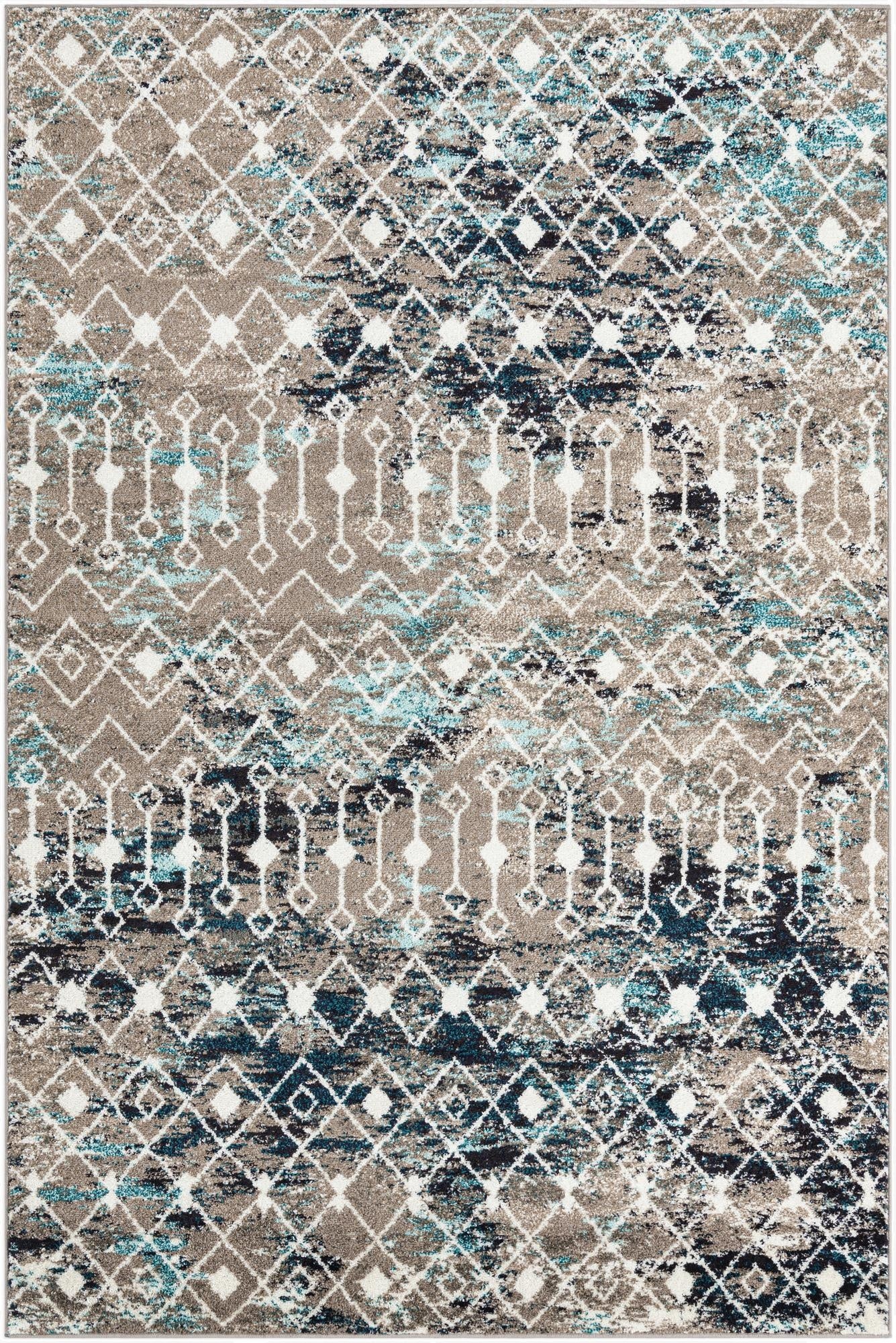 Primary image 6' x 9' Moroccan Trellis Rug
