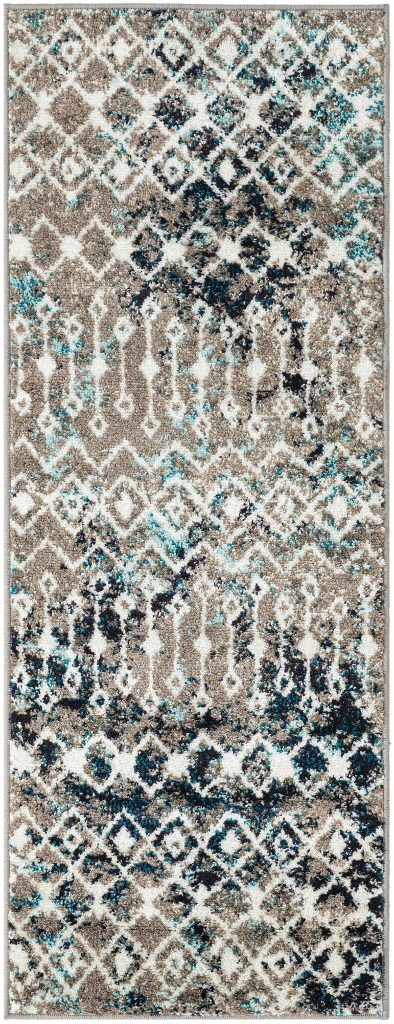 Rug Multicolored Gray Blue Swatch link