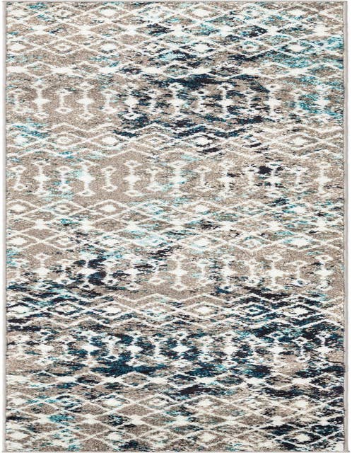 Detail image of 2' x 8' Moroccan Trellis Runner Rug