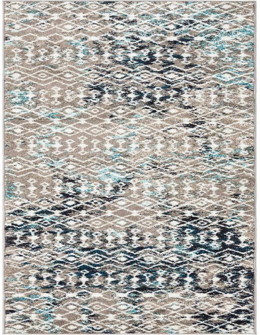 Detail image of 2' 7 x 10' Moroccan Trellis Runner Rug