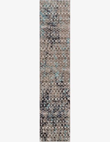 2' 7 x 12' Moroccan Trellis Runner Rug