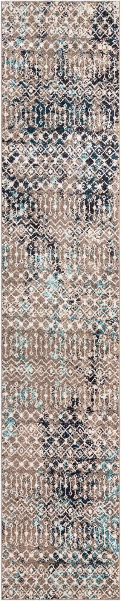 3' 3 x 16' 5 Moroccan Trellis Runner Rug