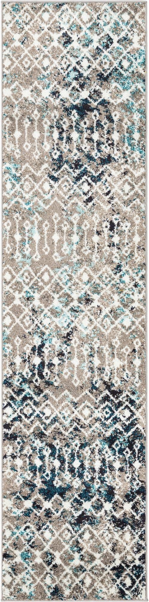 Primary image 2' x 8' Moroccan Trellis Runner Rug