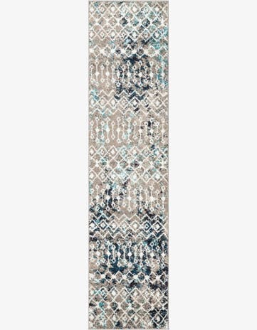 2' x 8' Moroccan Trellis Runner Rug
