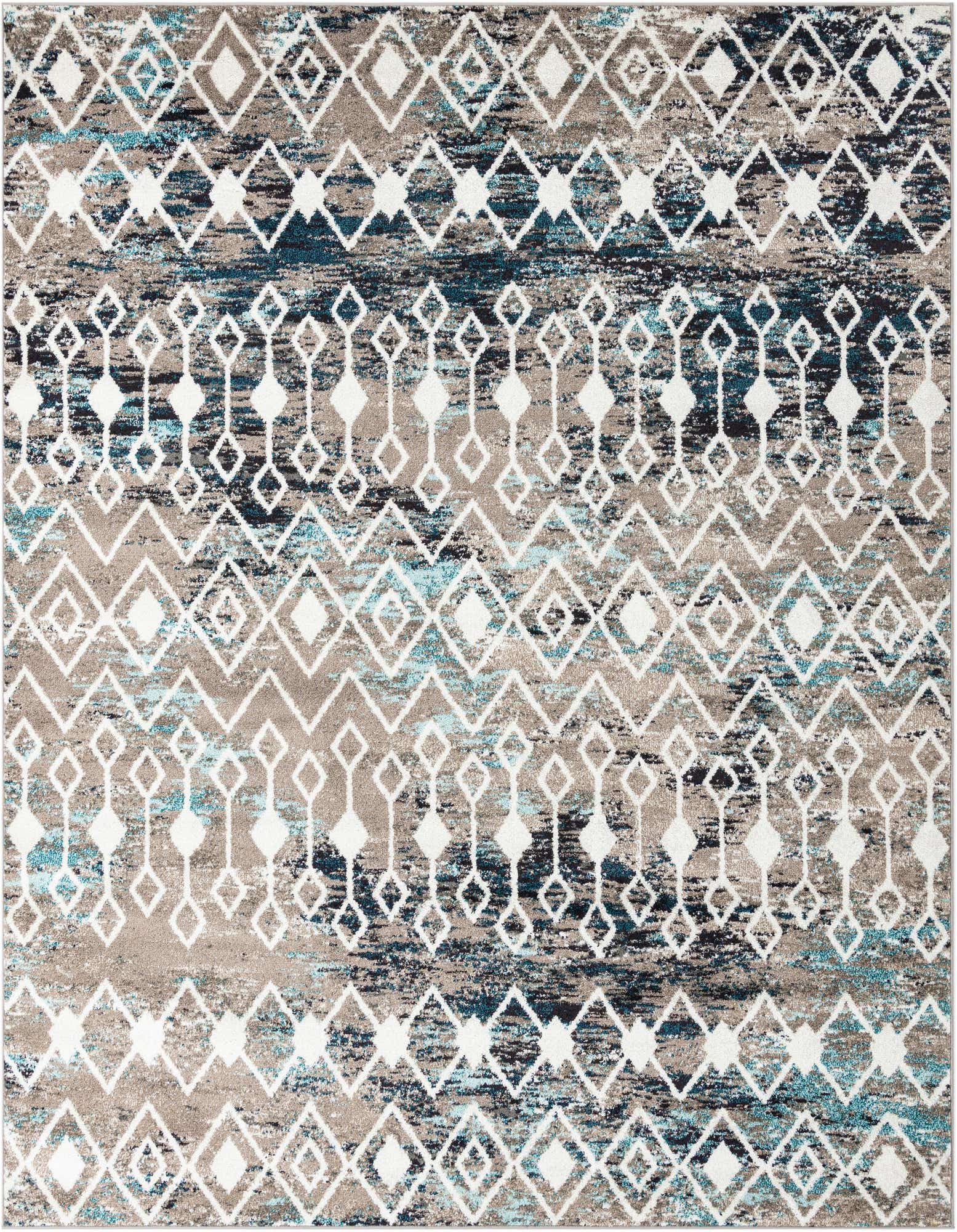 10' x 10' Moroccan Trellis Square Rug