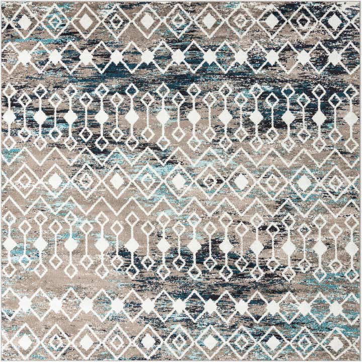 10' x 10' Moroccan Trellis Square Rug