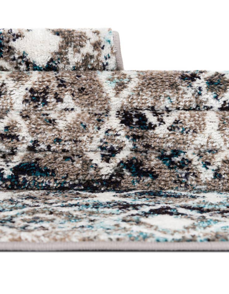 Detail image of 10' x 10' Moroccan Trellis Square Rug