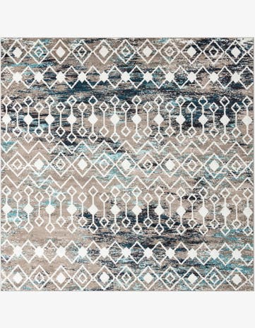 10' x 10' Moroccan Trellis Square Rug