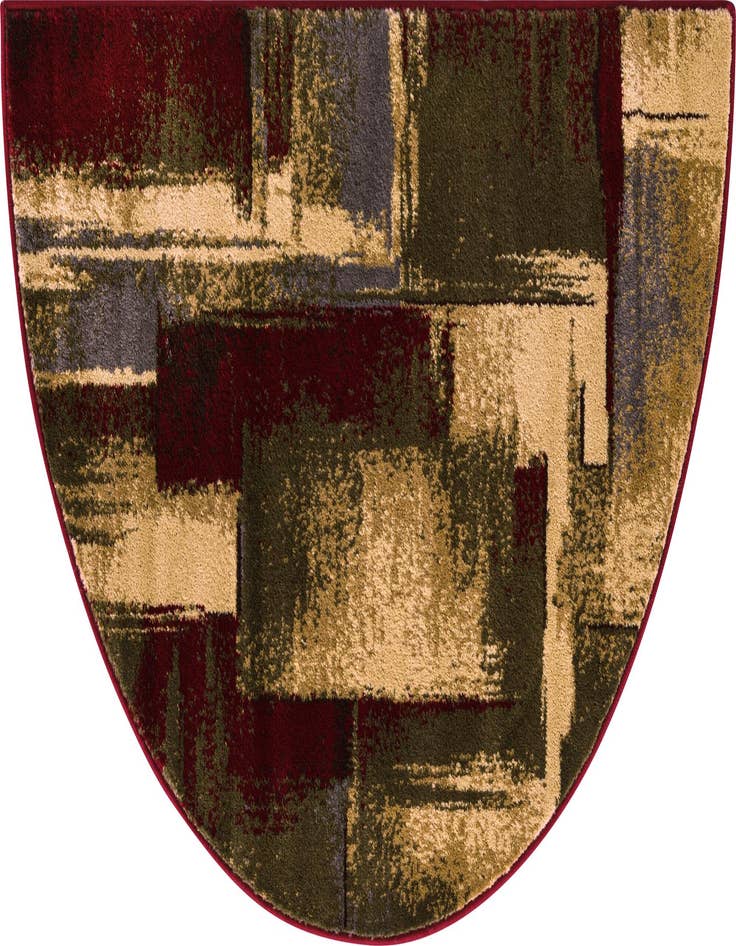 Detail image of 2' 7 x 4' Cafe Hearth Rug