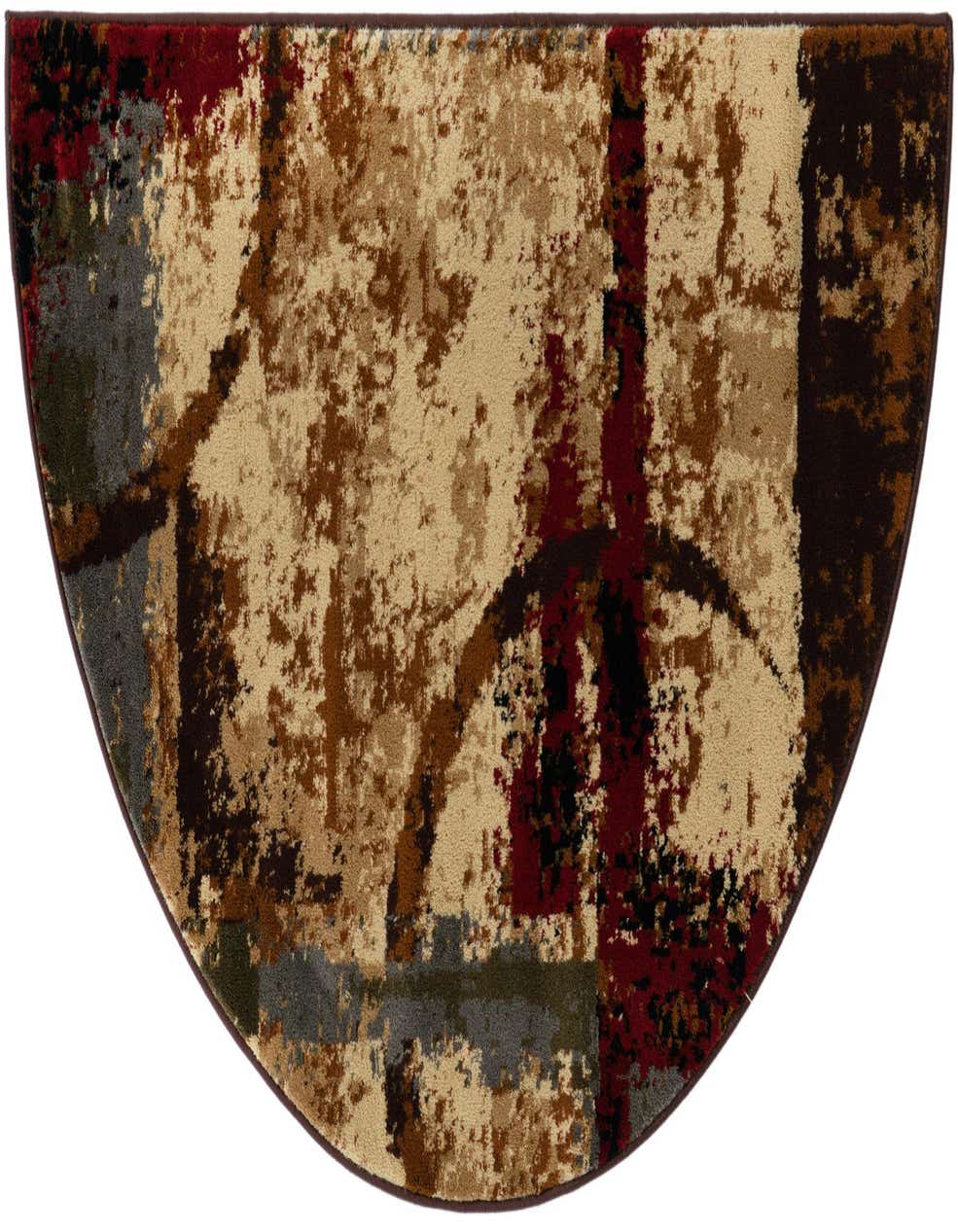 Primary image 2' 7 x 4' Coffee Shop Hearth Rug