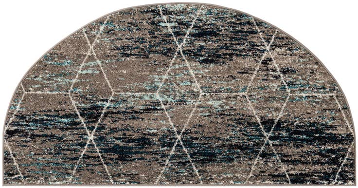 Detail image of 3' x 6' Lattice Frieze Hearth Rug