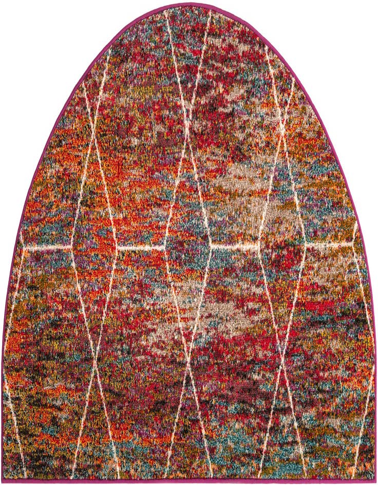 Detail image of 3' x 6' Trellis Frieze Hearth Rug