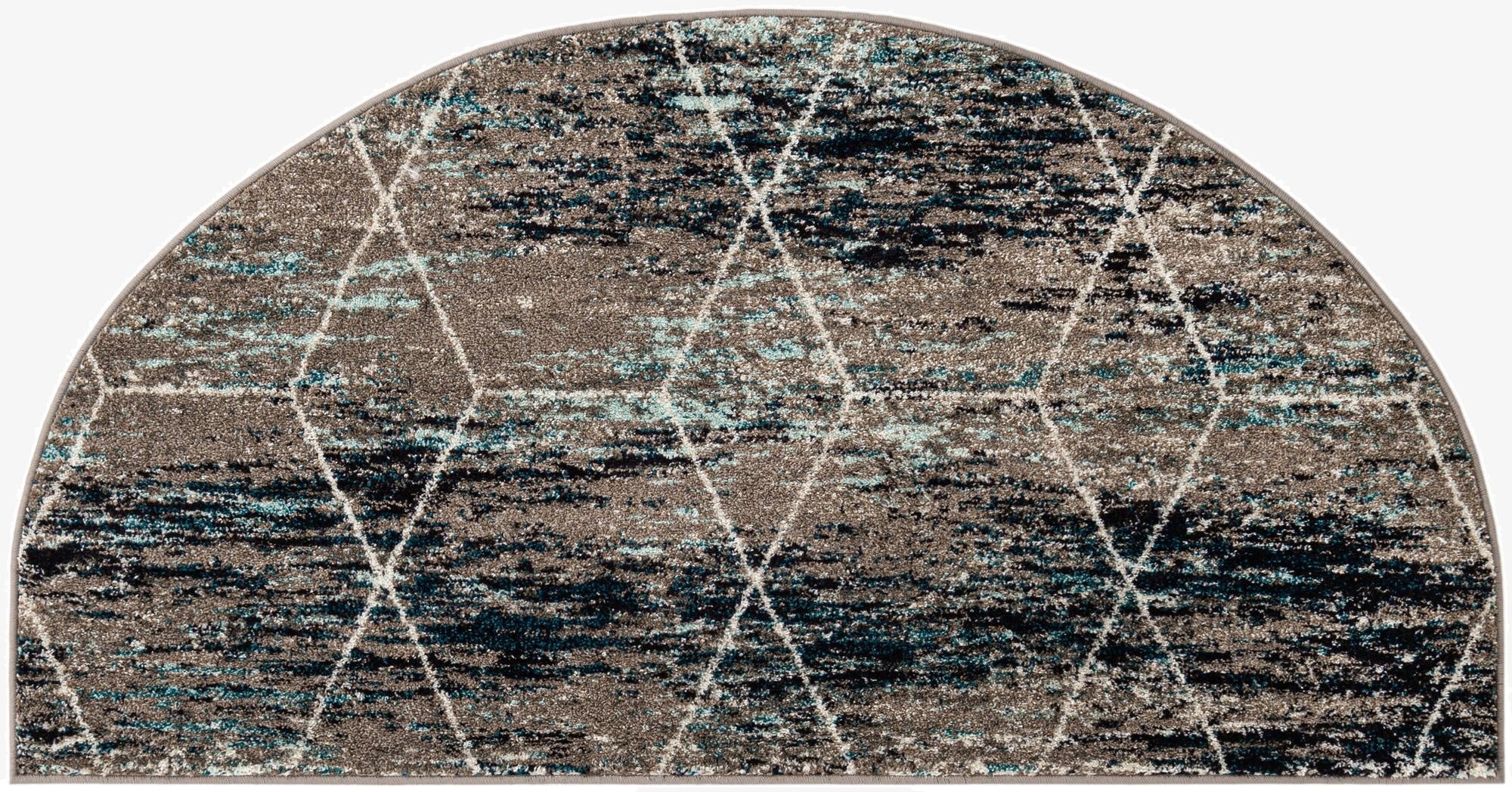 3' x 6' Trellis Frieze Hearth Rug