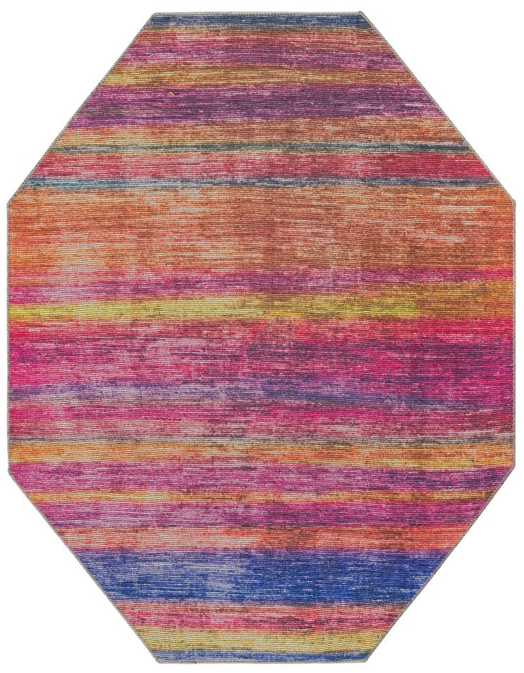 Detail image of 5' x 5' Asha Octagon Rug