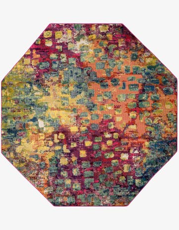 Washable Barcelona Octagon Rug