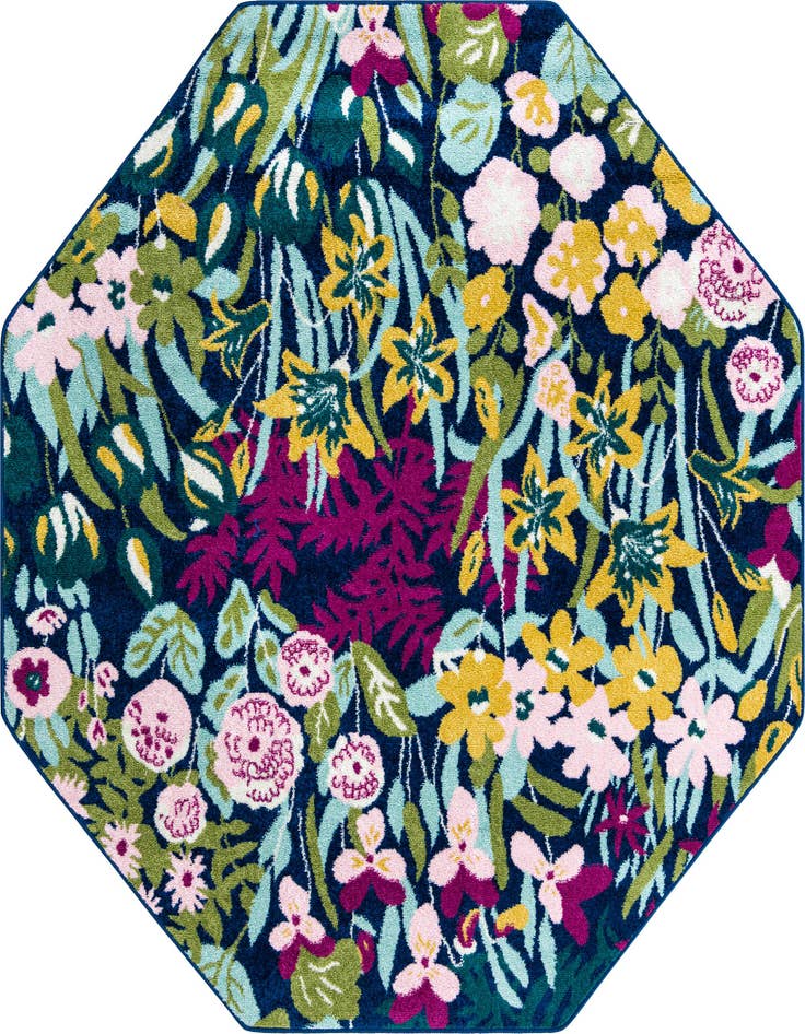Detail image of 7' x 7' Bloom Octagon Rug