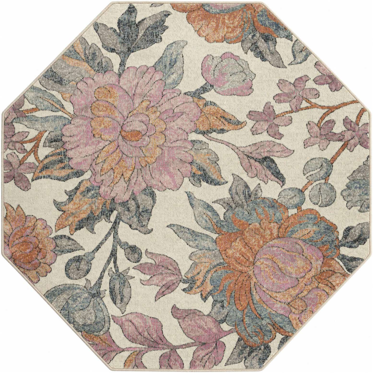 155cm x 155cm Blossom Octagon Rug