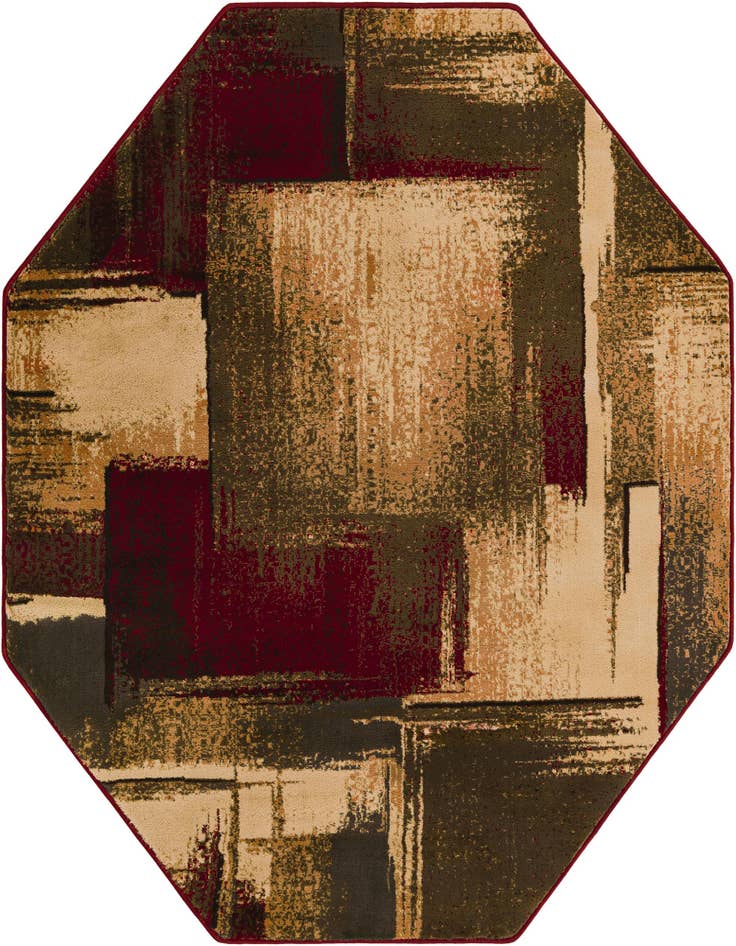 Detail image of 6' x 6' Cafe Octagon Rug