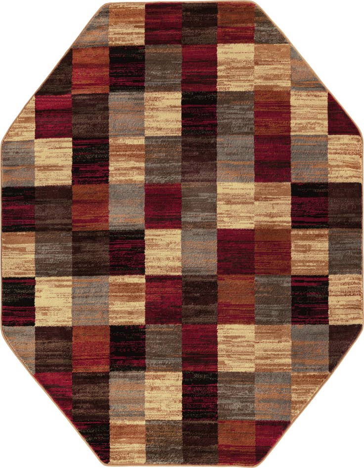 Detail image of 6' x 6' Cafe Octagon Rug