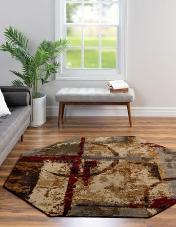 Cafe Octagon Rug