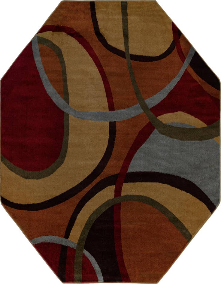 Detail image of 7' x 7' Cafe Octagon Rug