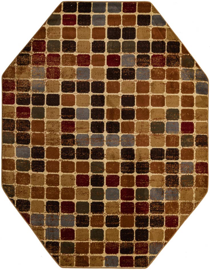 Detail image of 7' x 7' Cafe Octagon Rug