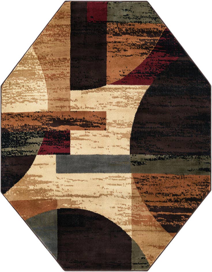 Detail image of 7' x 7' Cafe Octagon Rug