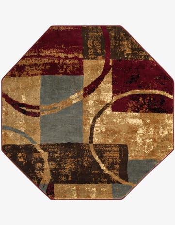 5' 3 x 5' 3 Cafe Octagon Rug