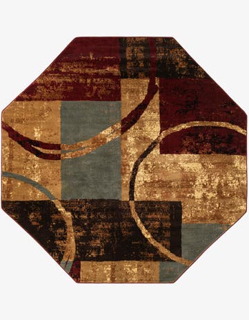 7' 10 x 7' 10 Cafe Octagon Rug