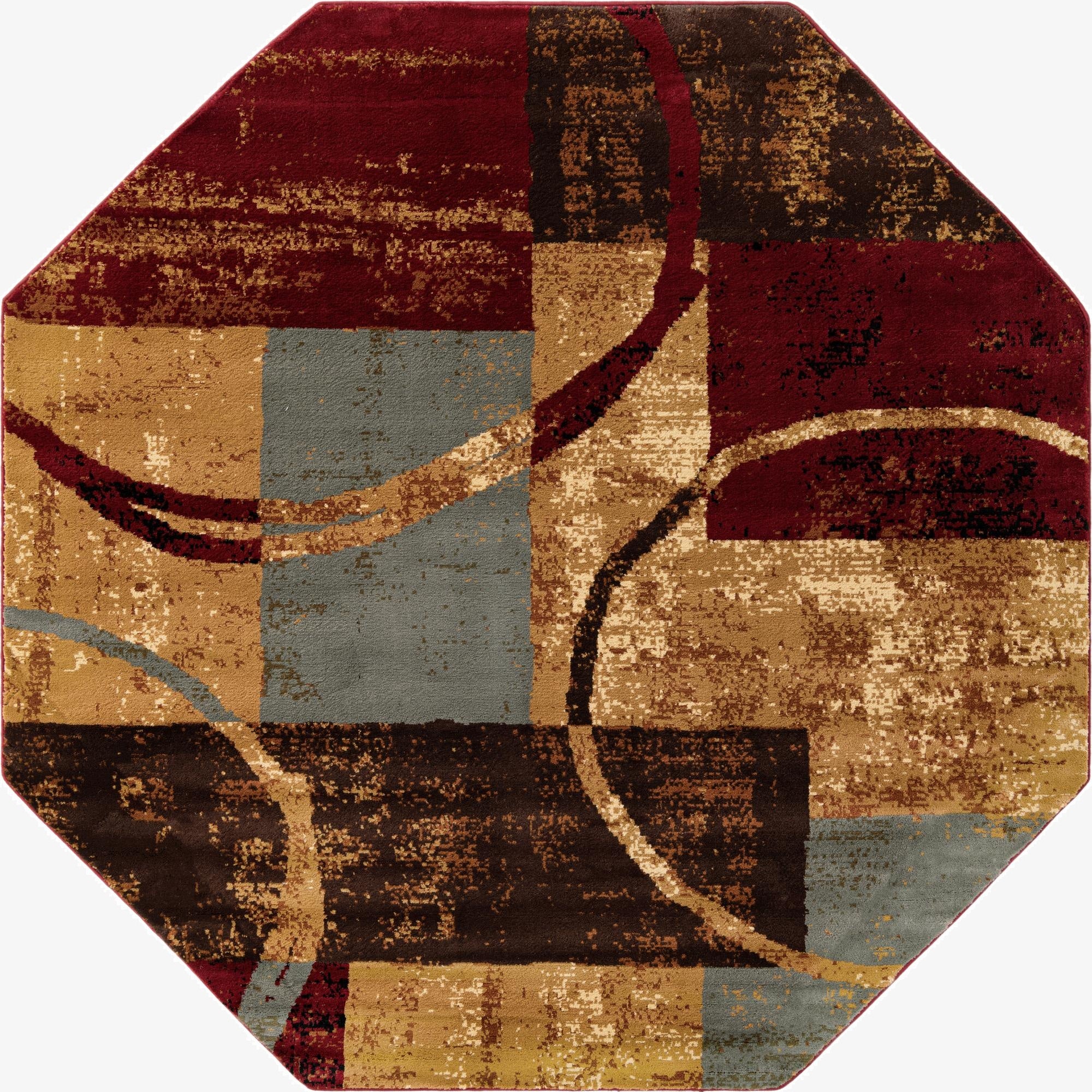 7' x 7' Cafe Octagon Rug