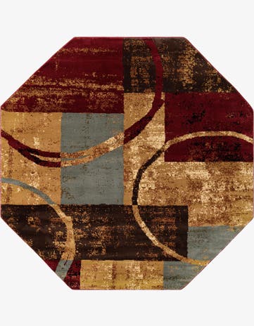 7' x 7' Cafe Octagon Rug