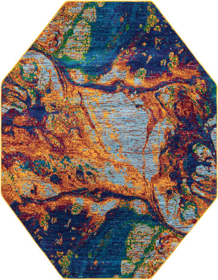 Detail image of 7' 10 x 7' 10 Calypso Octagon Rug