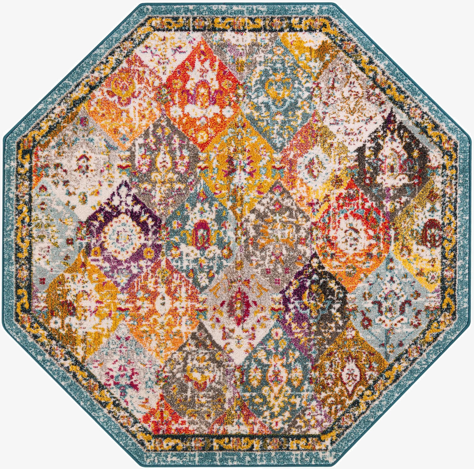 Primary image 6' x 6' Carrington Octagon Rug