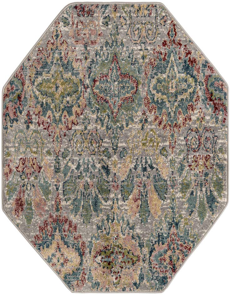 Detail image of 4' 1 x 4' 1 Charleston Octagon Rug