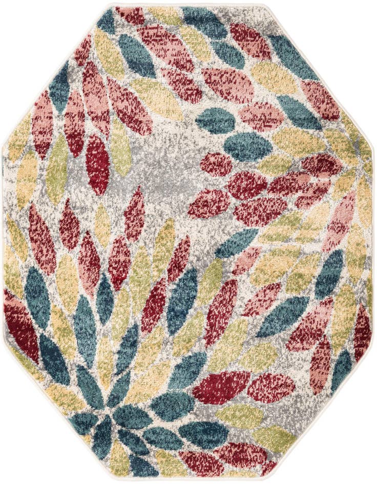 Detail image of 4' 1 x 4' 1 Charleston Octagon Rug