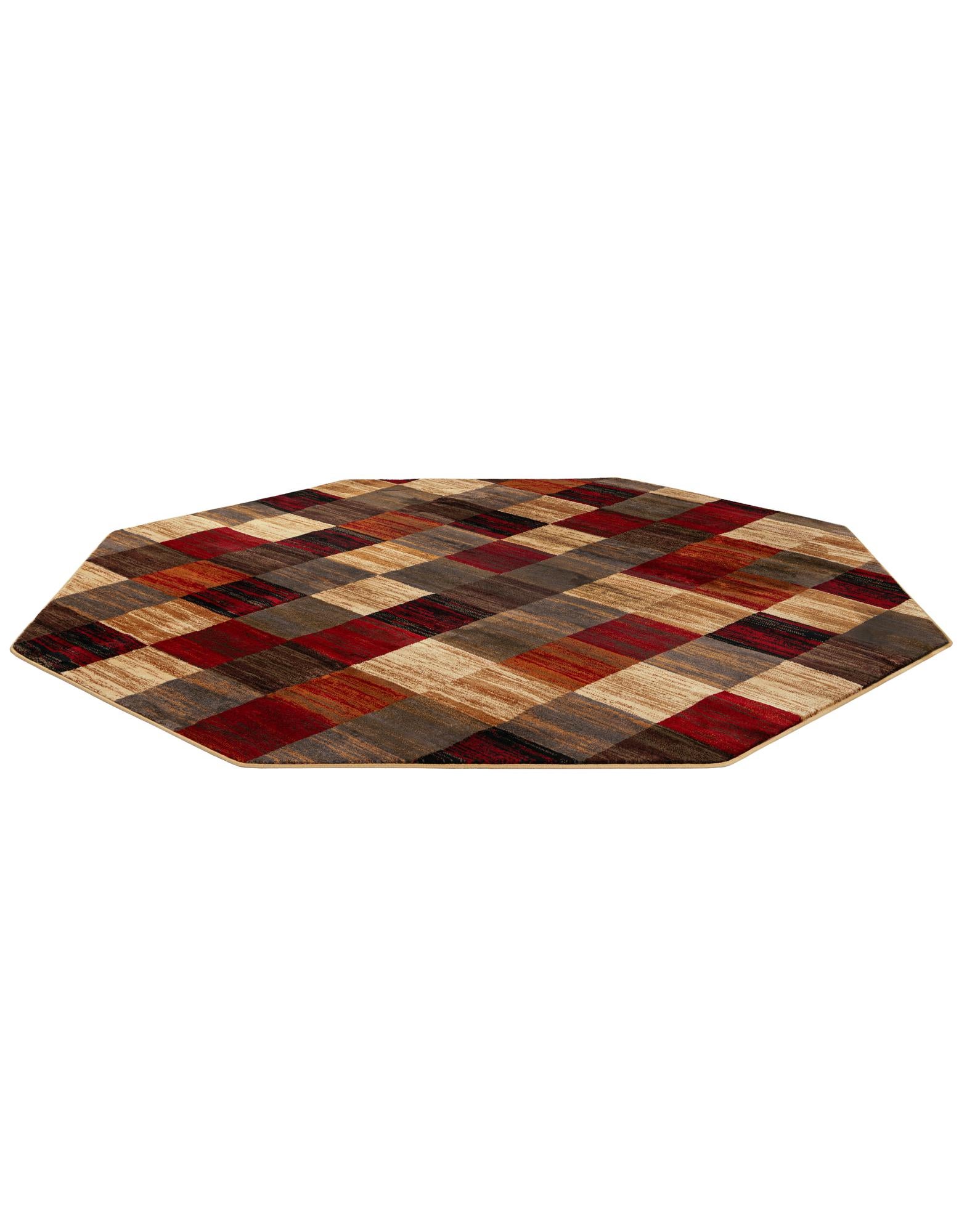 7' 10 x 7' 10 Coffee Shop Octagon Rug
