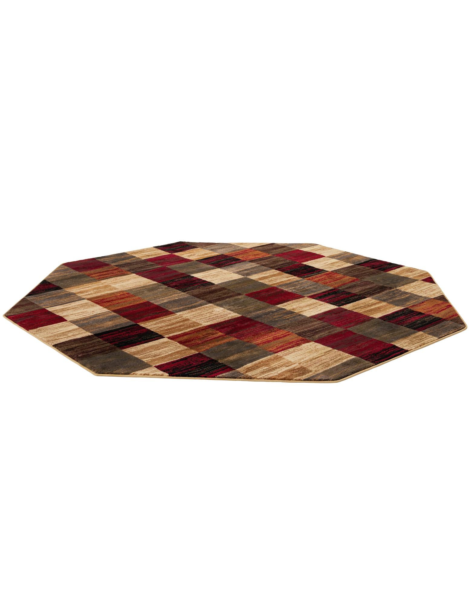 7' 10 x 7' 10 Coffee Shop Octagon Rug