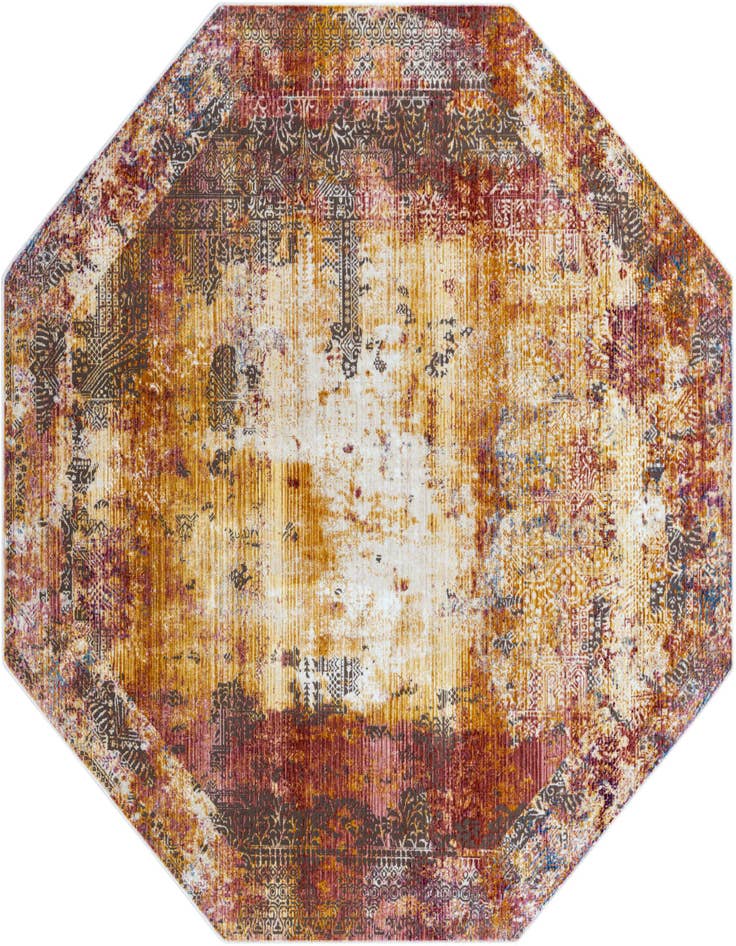 Detail image of 7' 10 x 7' 10 Deepa Octagon Rug