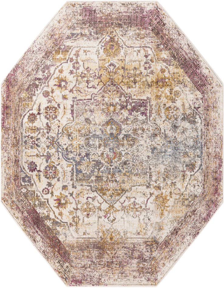 Detail image of 7' 10 x 7' 10 Deepa Octagon Rug