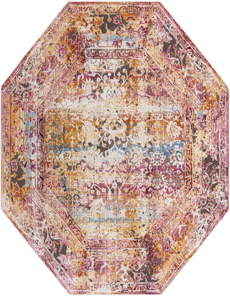 Detail image of 7' 10 x 7' 10 Deepa Octagon Rug