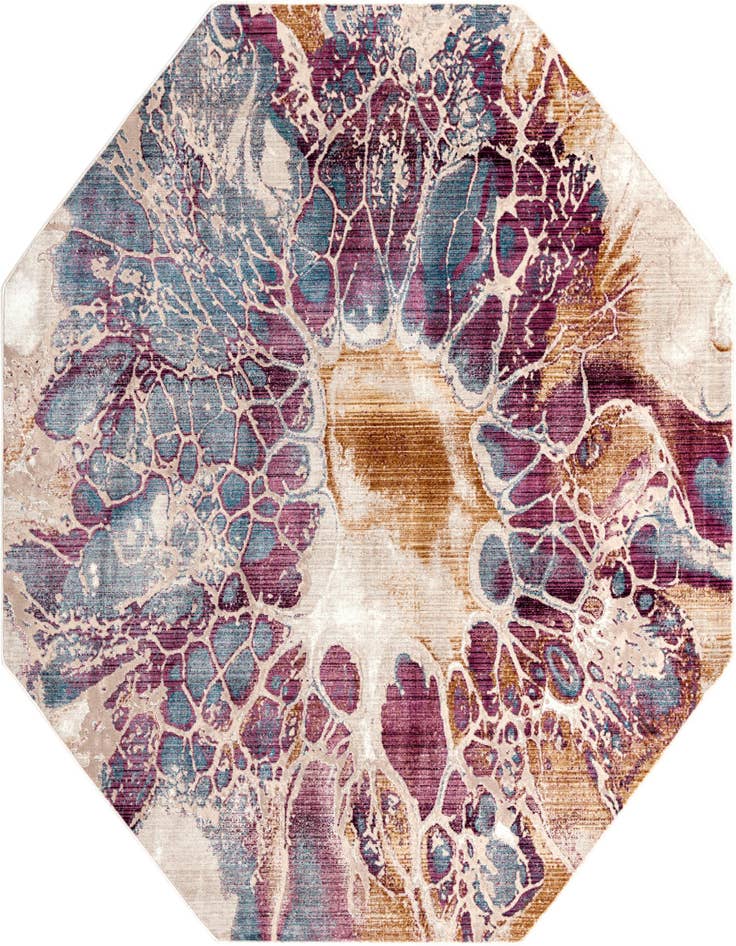 Detail image of 7' 10 x 7' 10 Deepa Octagon Rug
