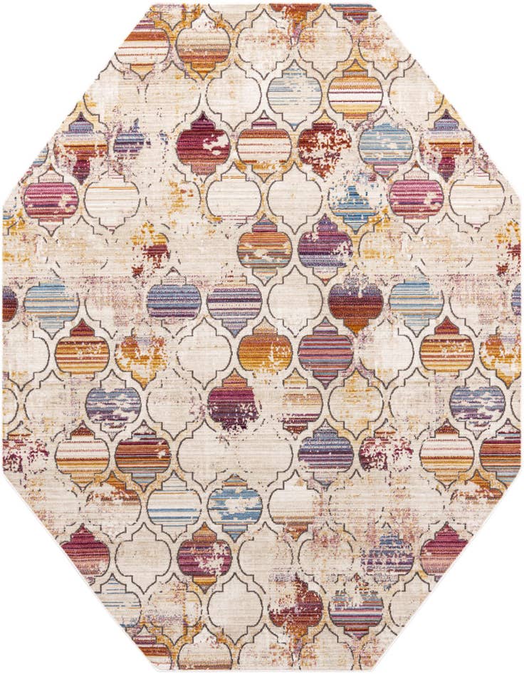 Detail image of 7' 10 x 7' 10 Deepa Octagon Rug