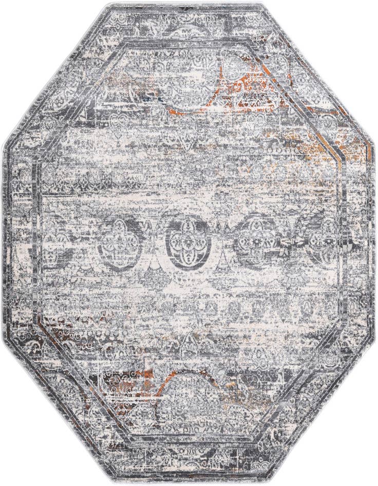 Detail image of 5' 3 x 5' 3 Finsbury Octagon Rug