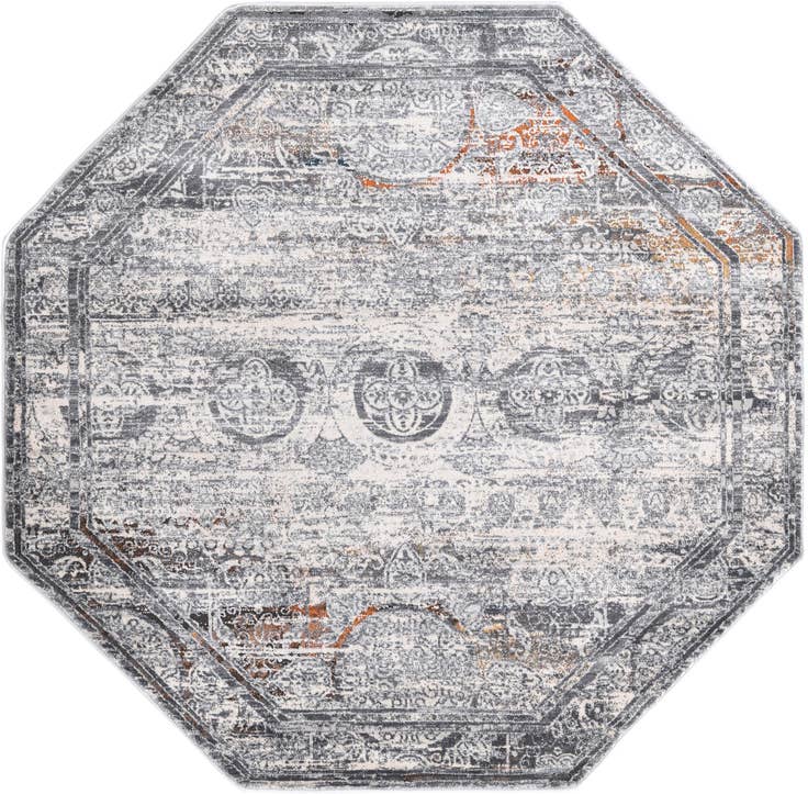 Detail image of 5' 3 x 5' 3 Finsbury Octagon Rug