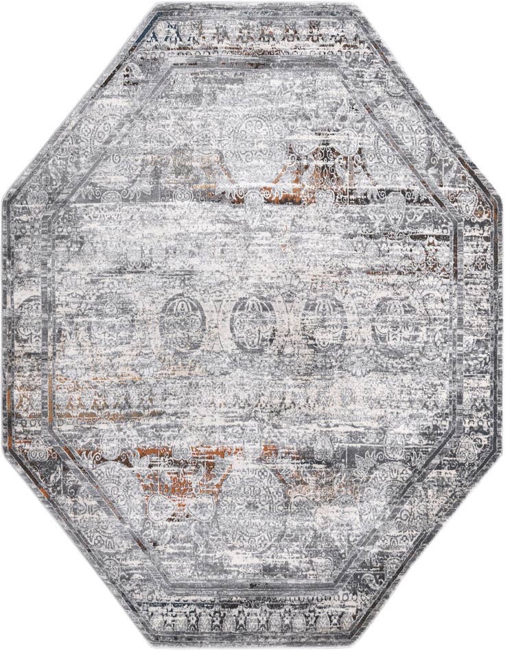 Detail image of 7' 10 x 7' 10 Finsbury Octagon Rug