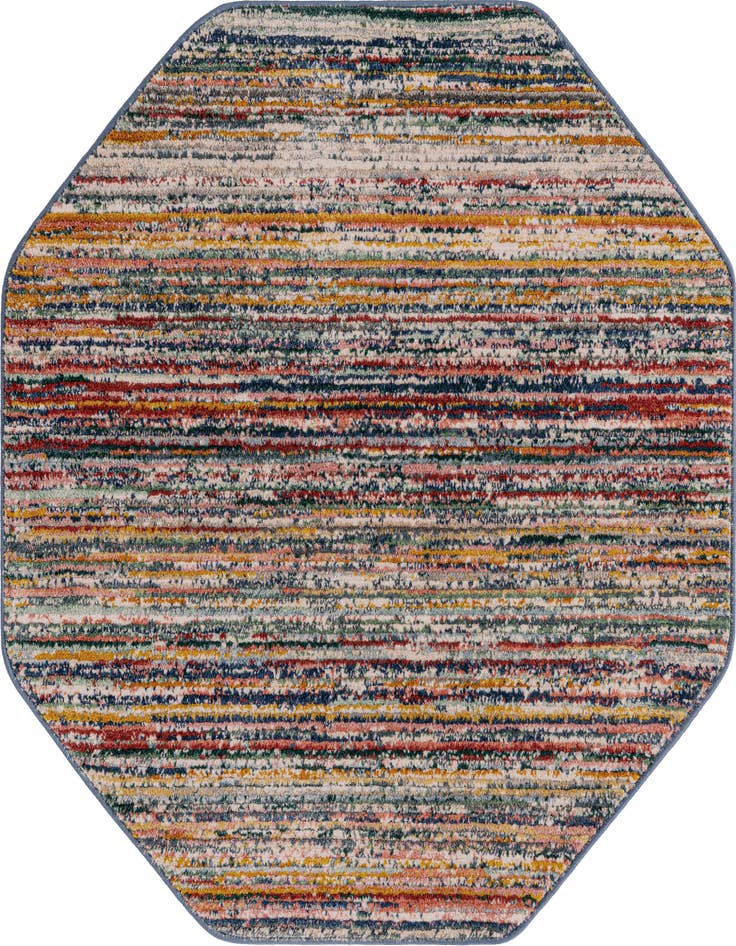 Detail image of 4' x 4' Gemstone Octagon Rug