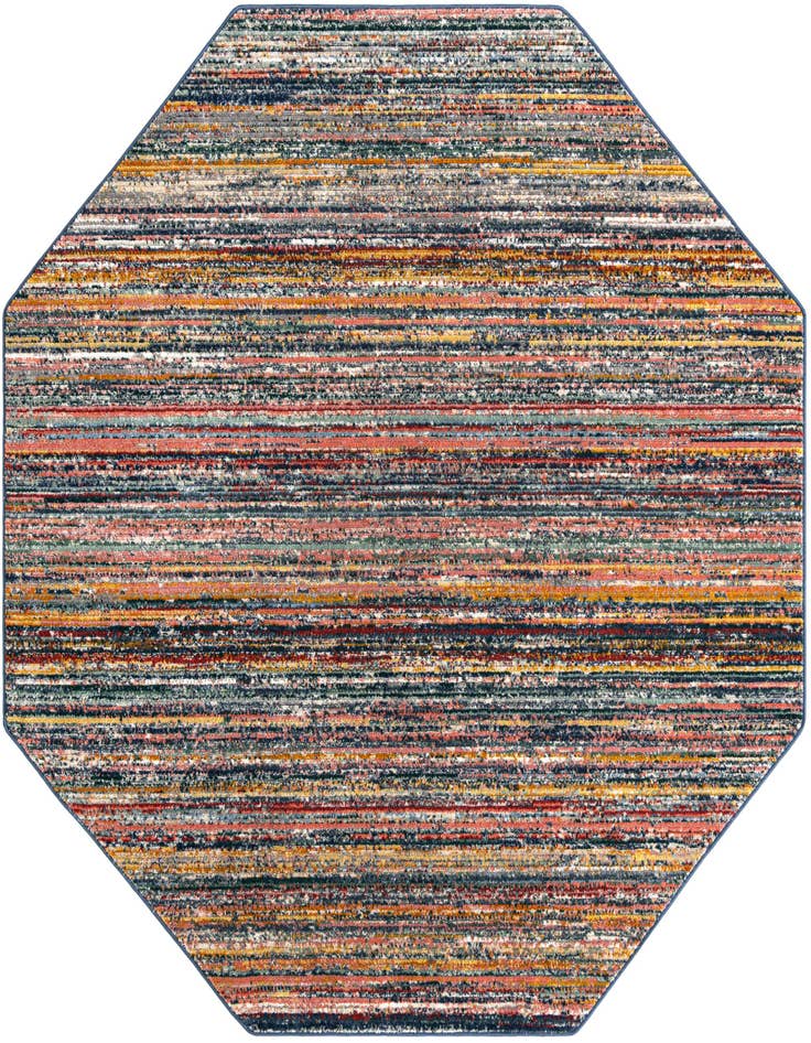 Detail image of 7' 10 x 7' 10 Gemstone Octagon Rug